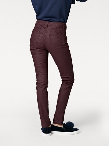 Slimfit Jeans di heine in rosso