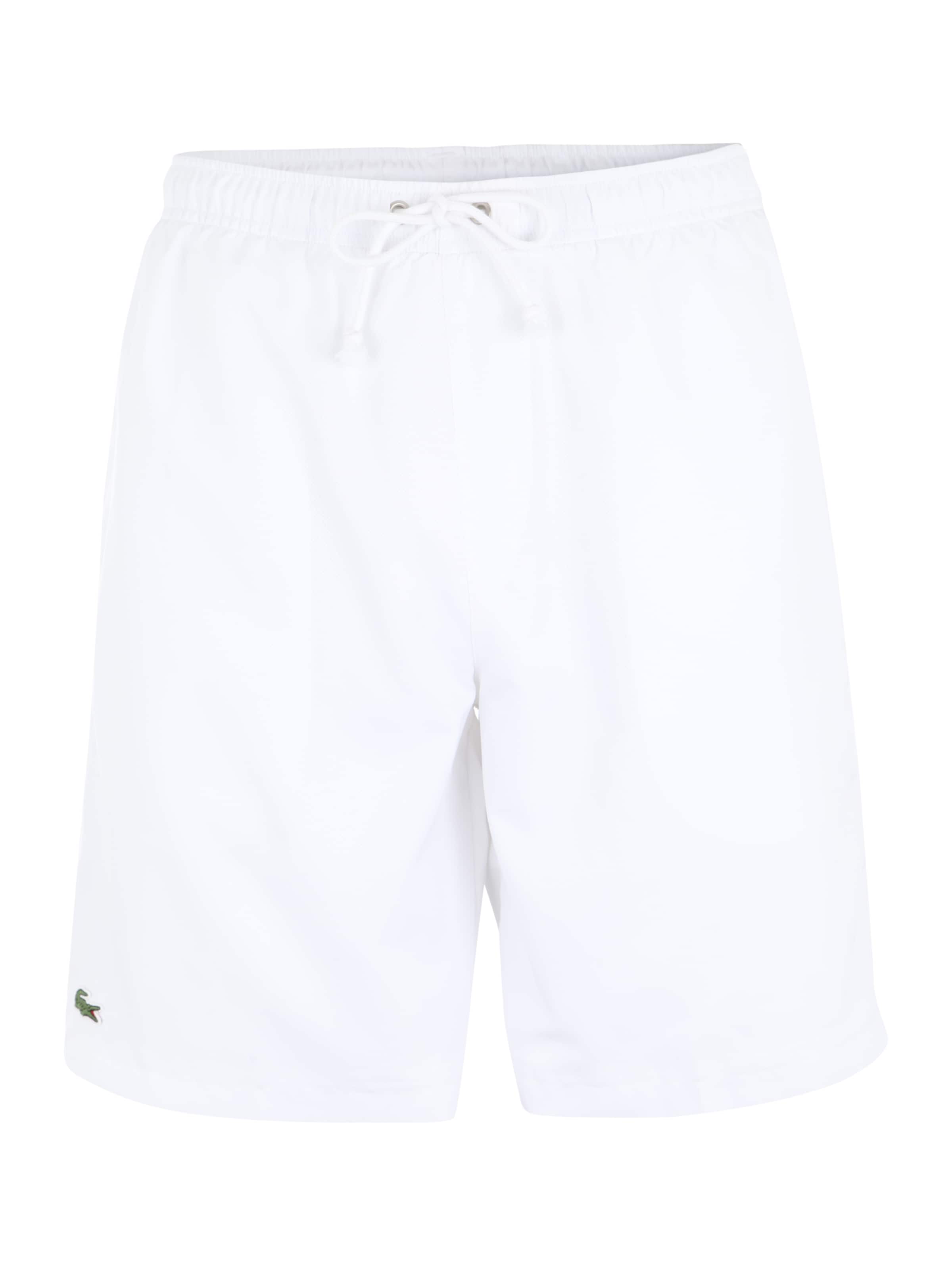Lacoste Sport Regular Sportshorts in Weiß: Vorderseite