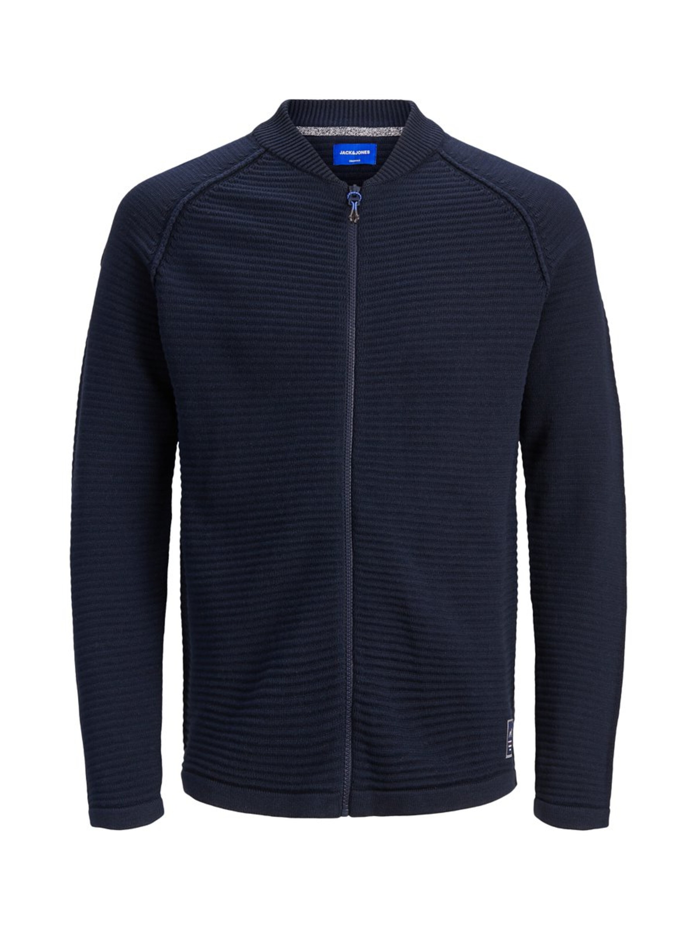 JACK & JONES - Gebreid vest in de kleur Nachtblauw