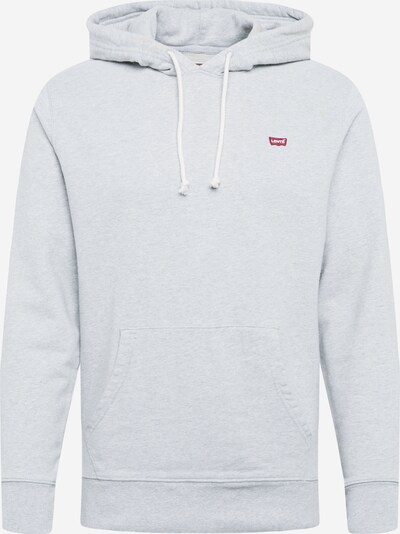 LEVI'S ® Sweatshirt 'The Original HM Hoodie' em cinzento / vermelho / branco, Vista do produto