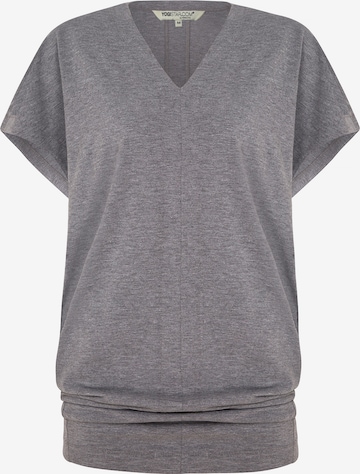 YOGISTAR.COM Performance Shirt in Grey: front