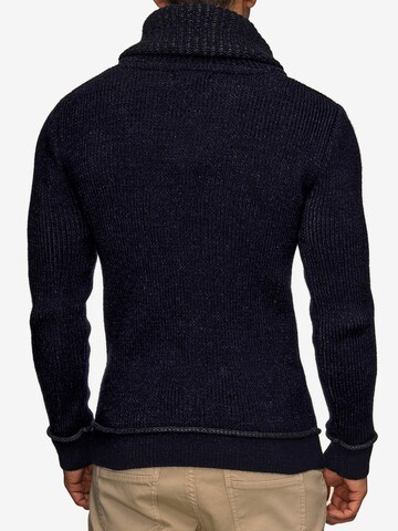 INDICODE JEANS Strickpullover 'Keshawn' in Blau