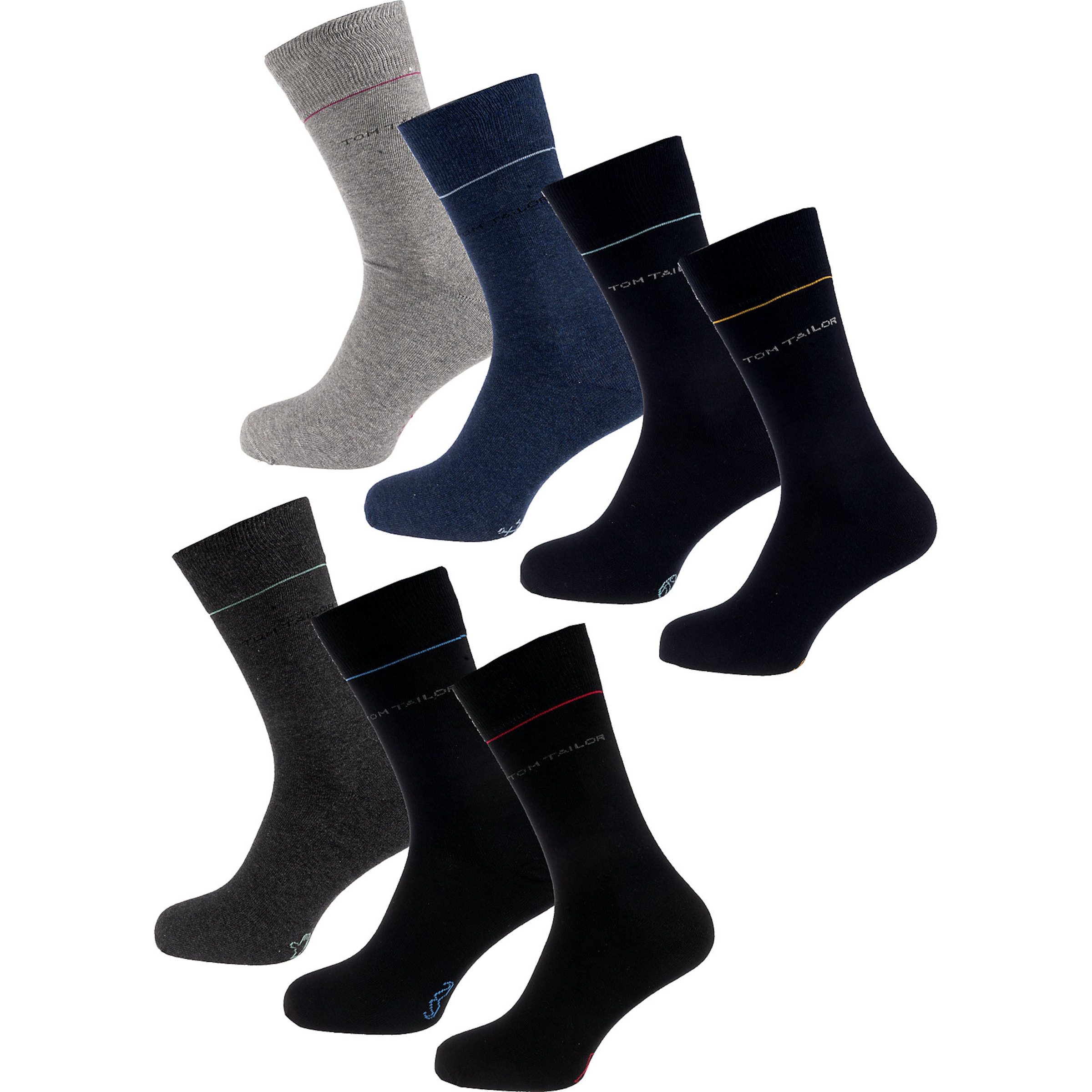 TOM TAILOR Zokni - vegyes színek: elől