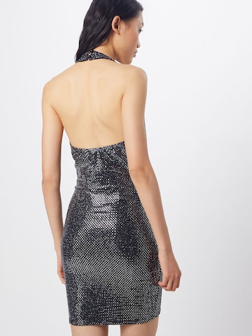 Boohoo - Vestido de cocktail 'Glitter' em preto