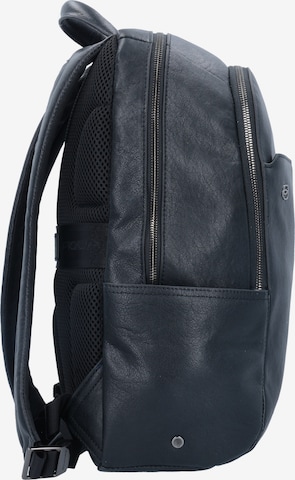 Piquadro Backpack 'Black Square' in Black