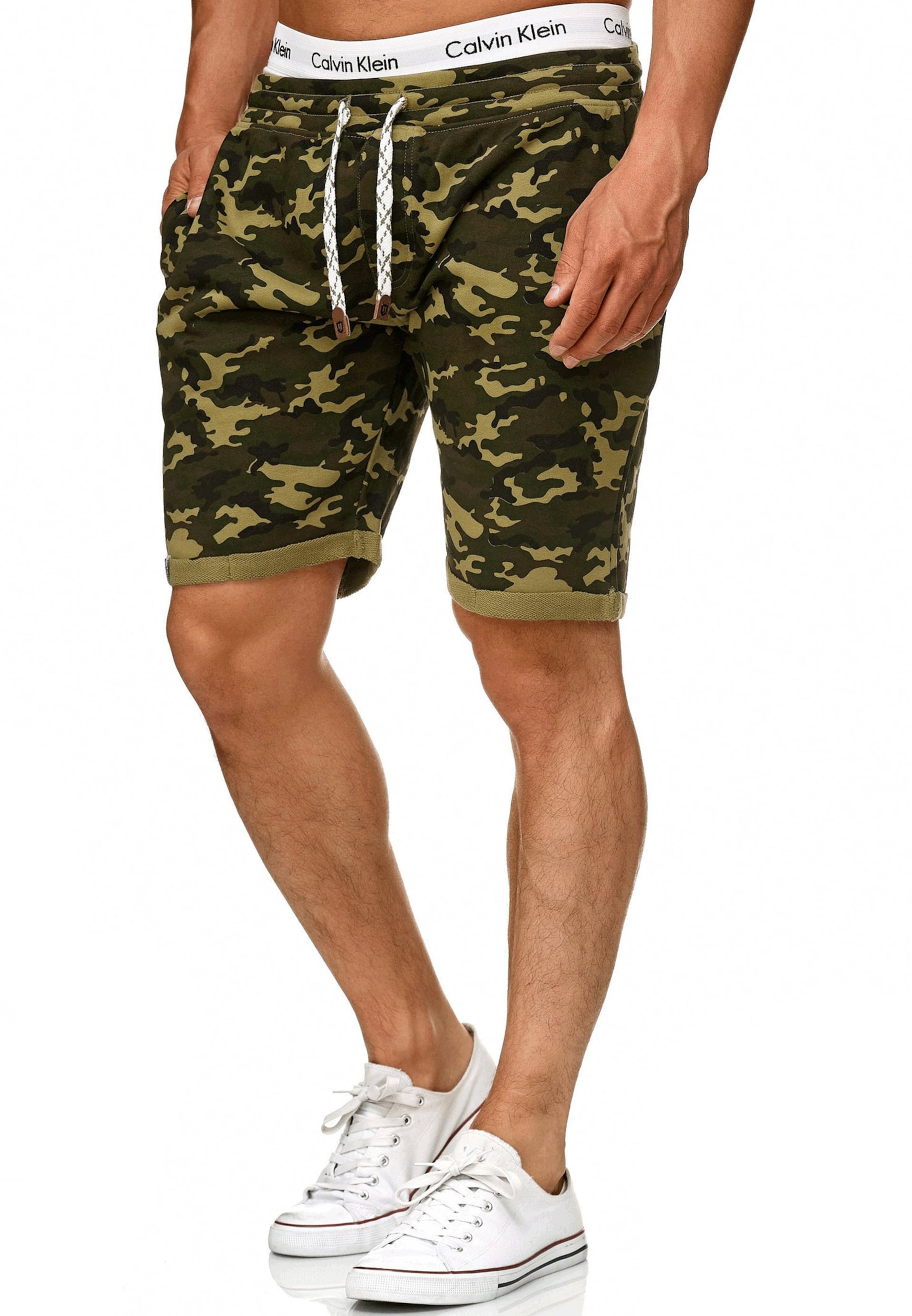 INDICODE JEANS Regular Pants 'Aldrich' in Green: front