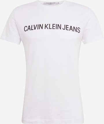 Calvin Klein Jeans Shirt in Weiß: front