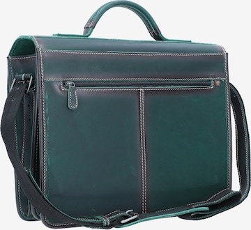 GREENBURRY Document Bag 'Buffalo' in Green