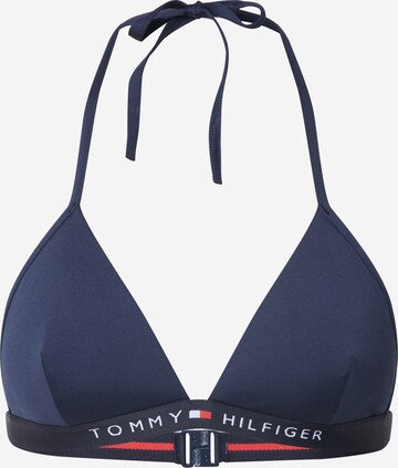 Tommy Hilfiger Underwear Triangel Bikinitop in Blau: predná strana