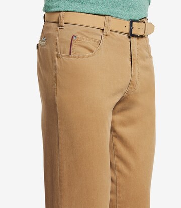 Meyer Hosen Slim fit Chino Pants 'Diego' in Brown