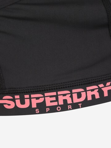 Superdry Štandardný strih Športový bikinový top - Čierna