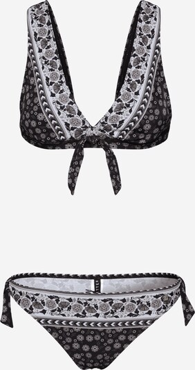 JETTE Bikini 'Bow' in Grey / Black / White, Item view