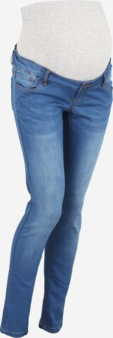 MAMALICIOUS Slimfit Jeans 'FIFTY' in Blau: predná strana