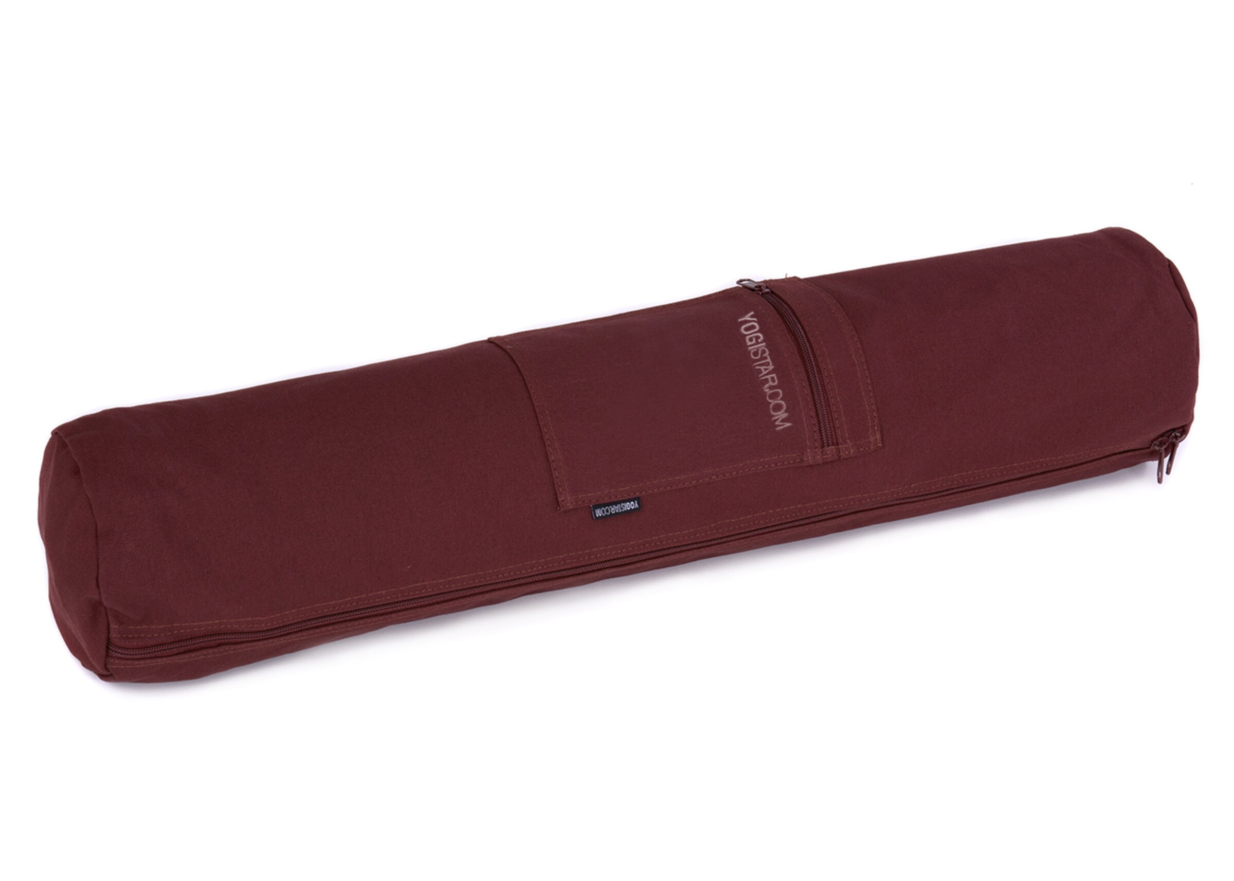 YOGISTAR.COM Yogatasche Basic - Zip - Cotton - Big - 72 Cm in Rot: Vorderseite