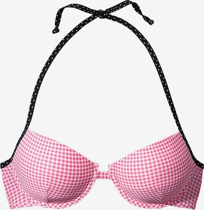 BUFFALO Bikinioverdel i lys pink / sort / hvid, Produktvisning