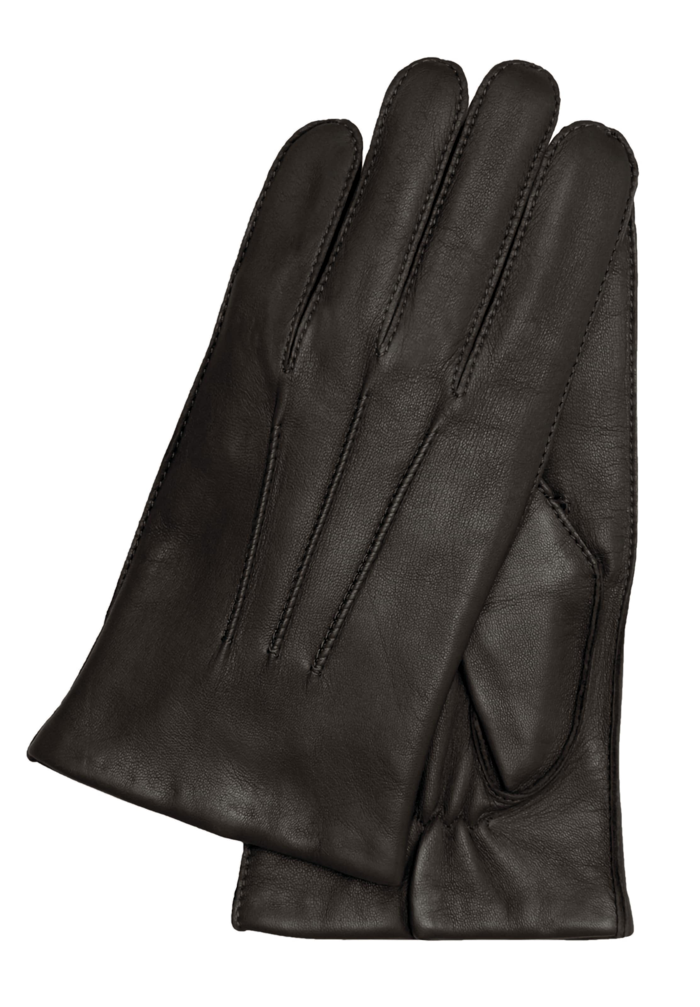 KESSLER Vingerhandschoenen 'Paul' in Bruin: voorkant