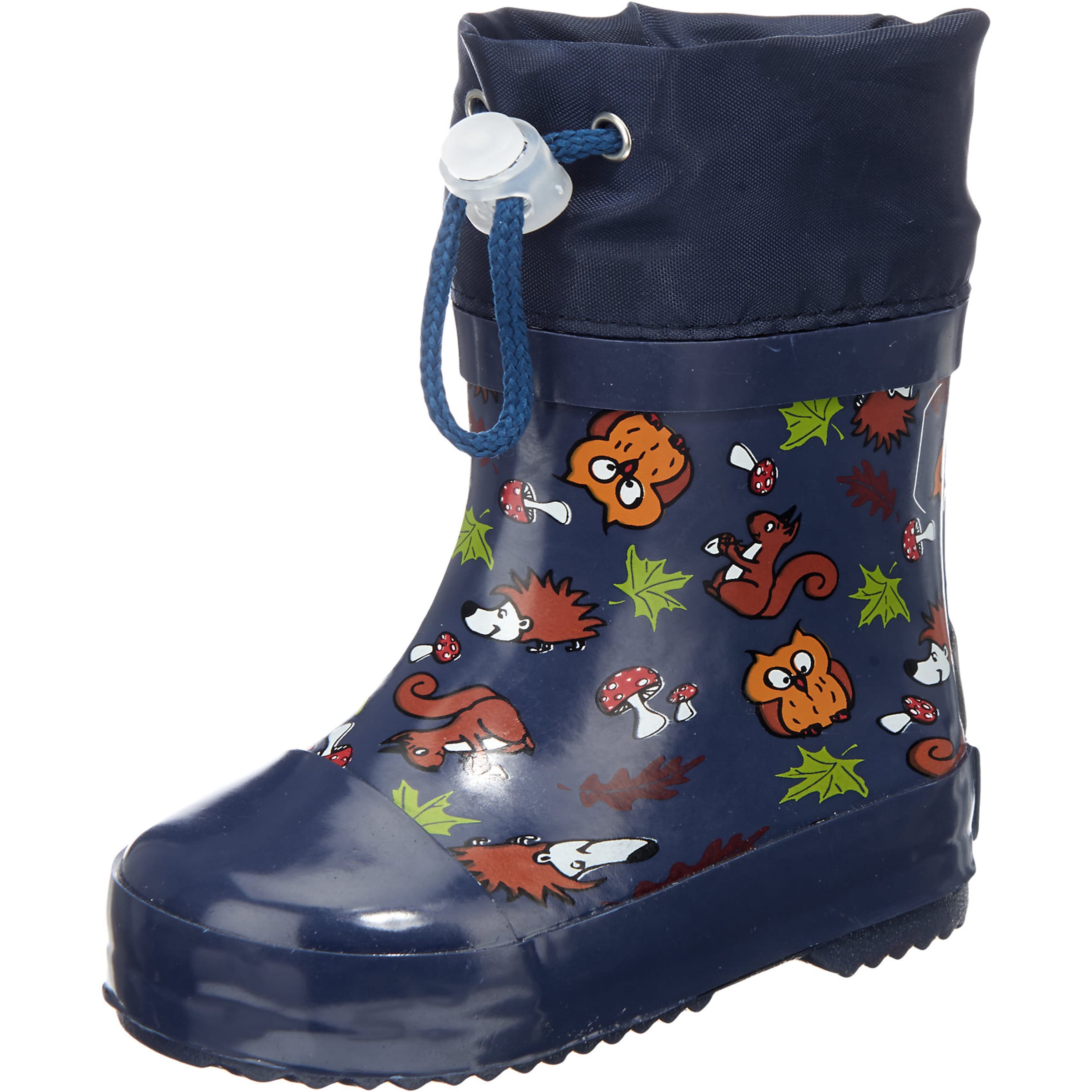 PLAYSHOES Rubber boot in Blue: front