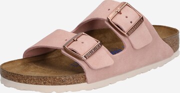 BIRKENSTOCK Чехли 'Arizona' в розово: отпред