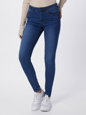 QS Skinny Jeans 'Reena' in Blauw: voorkant
