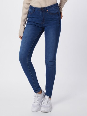 Skinny Jean 'Reena' QS en bleu : devant