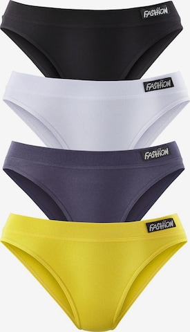 GO IN Panty in Yellow: front