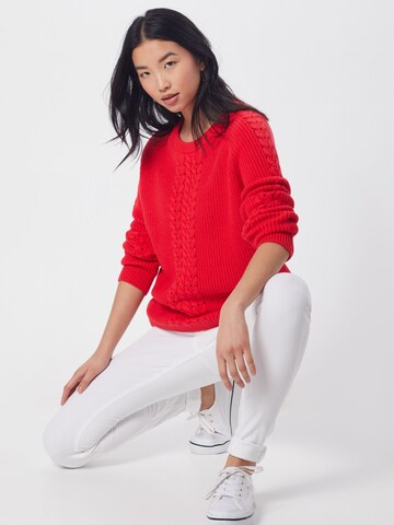 TOMMY HILFIGER Pullover 'VALARY' in Rot