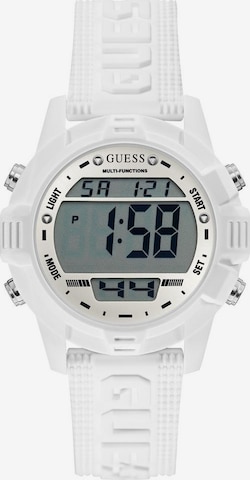 GUESS Digital Watch in White: front