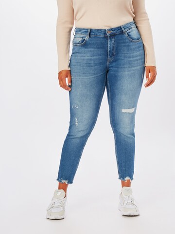 Regular Jeans 'CARTARA' de la ONLY Carmakoma pe albastru: față