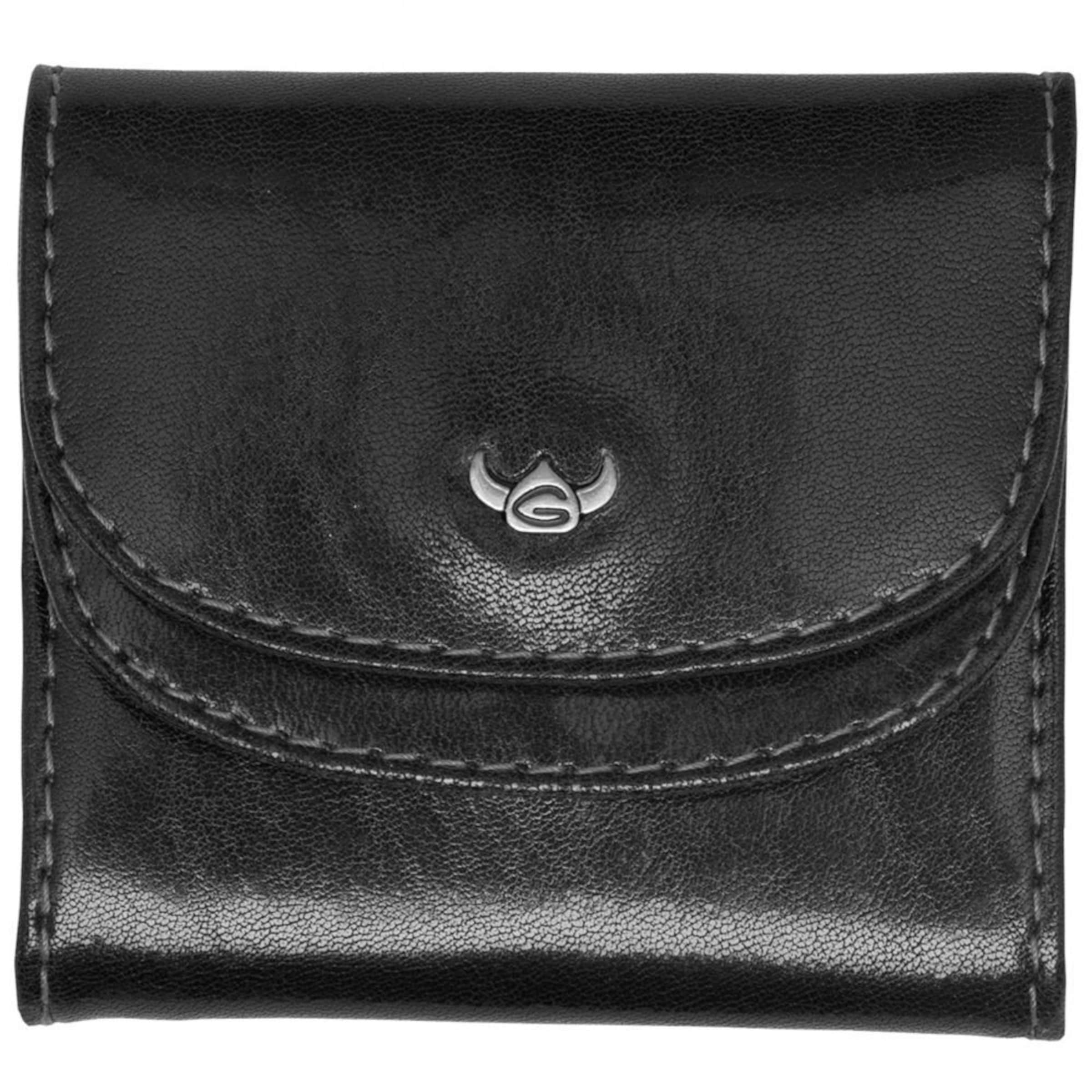 Portamonete 'Colorado' di GOLDEN HEAD in nero: frontale