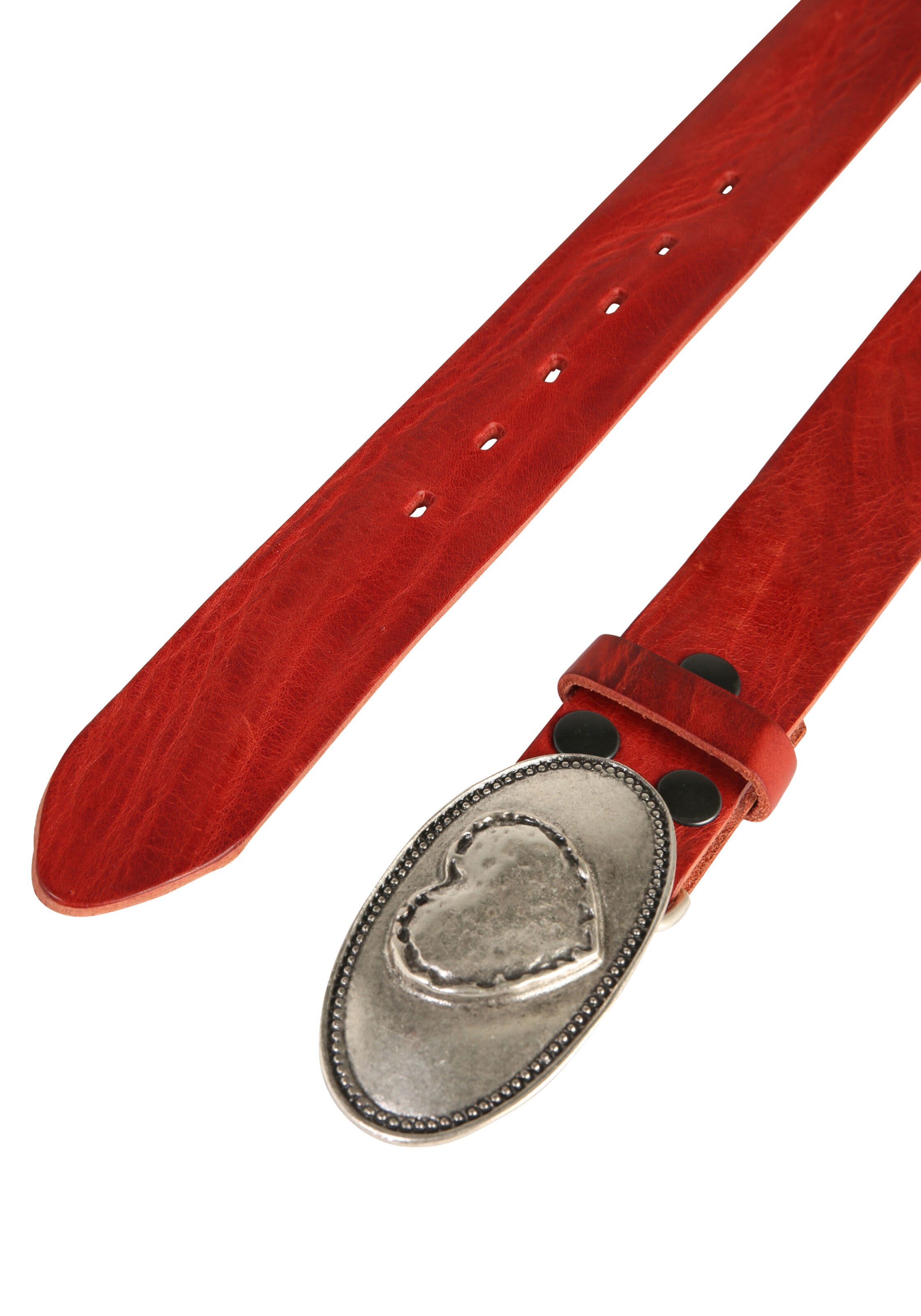 RETTUNGSRING by showroom 019° Ledergürtel in Rot