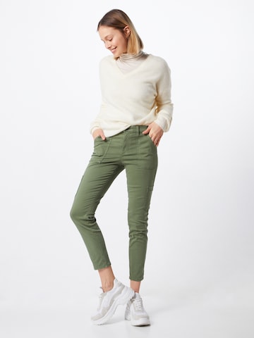 Coupe slim Pantalon cargo 'SLOAN' Banana Republic en vert : devant