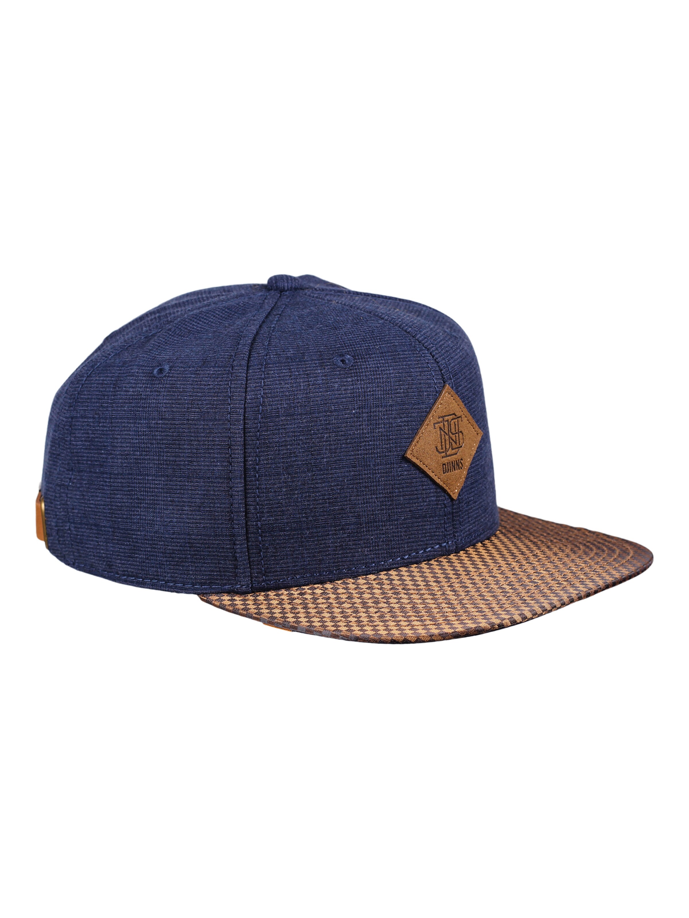 Cappello da baseball 'Glencheck' di DJINNS in blu
