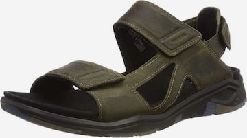 ECCO Hiking Sandals 'X-Trinsic' in Green: front