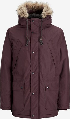 JACK & JONES Winterparka in Rood: voorkant