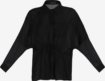 faina Blouse in Zwart: voorkant