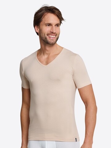 Maillot de corps SCHIESSER en beige : devant