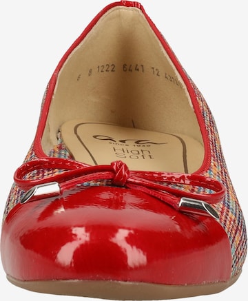 ARA Ballet Flats in Red