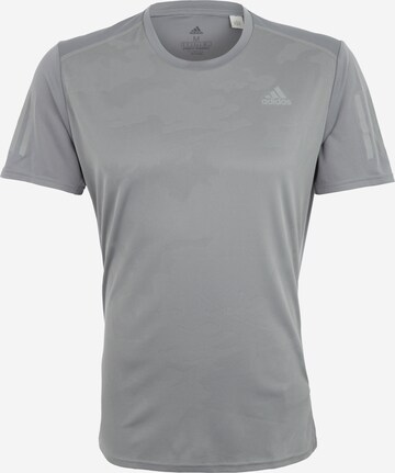 T-Shirt fonctionnel 'Response' ADIDAS PERFORMANCE en gris : devant