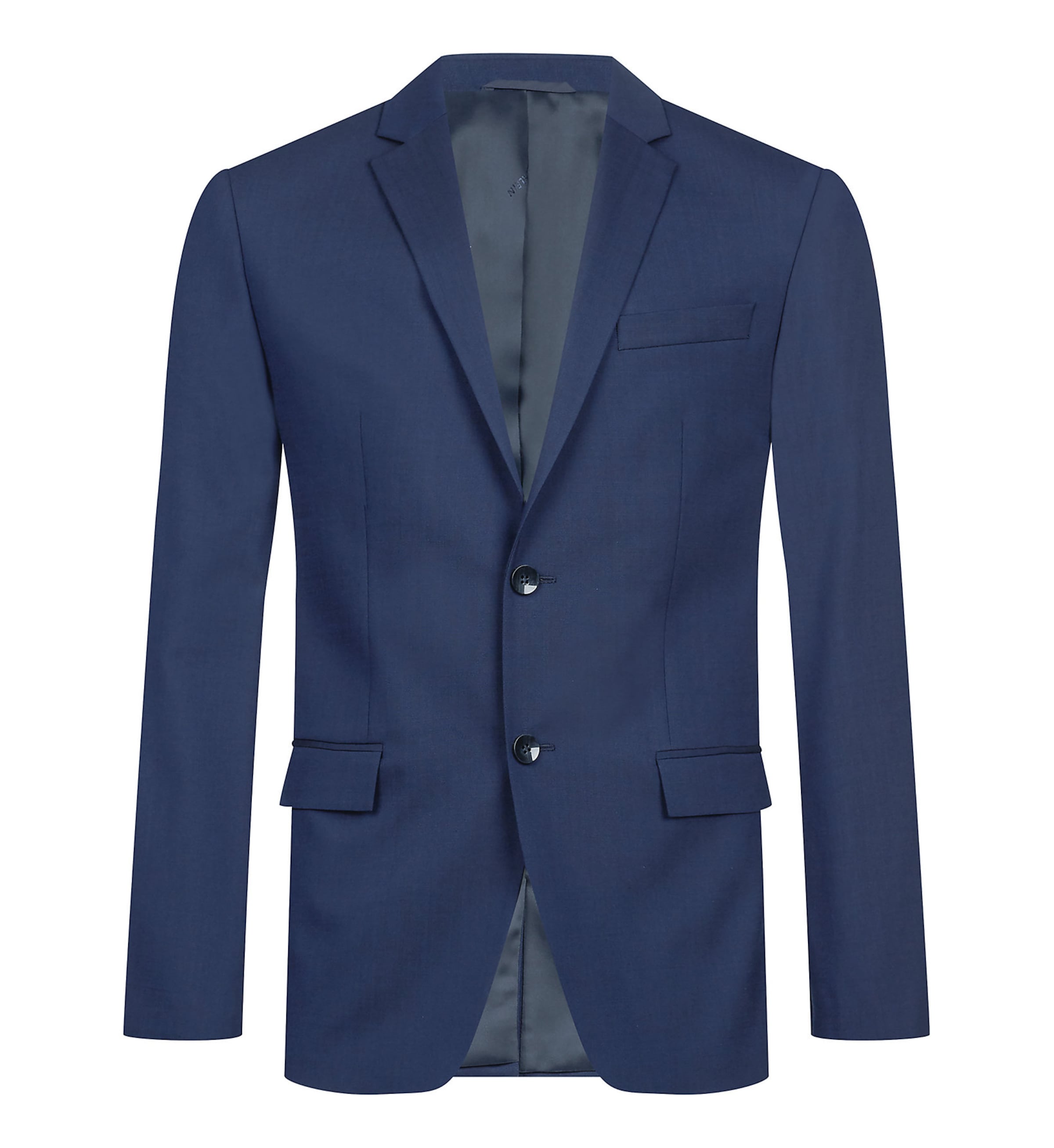 Calvin Klein Slim Fit Бизнес сако в синьо: отпред