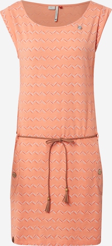 Ragwear Summer Dress 'TAG ZIG ZAG' in Orange: front