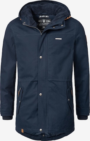 NAVAHOO Winterparka 'Manaka' in Blauw: voorkant