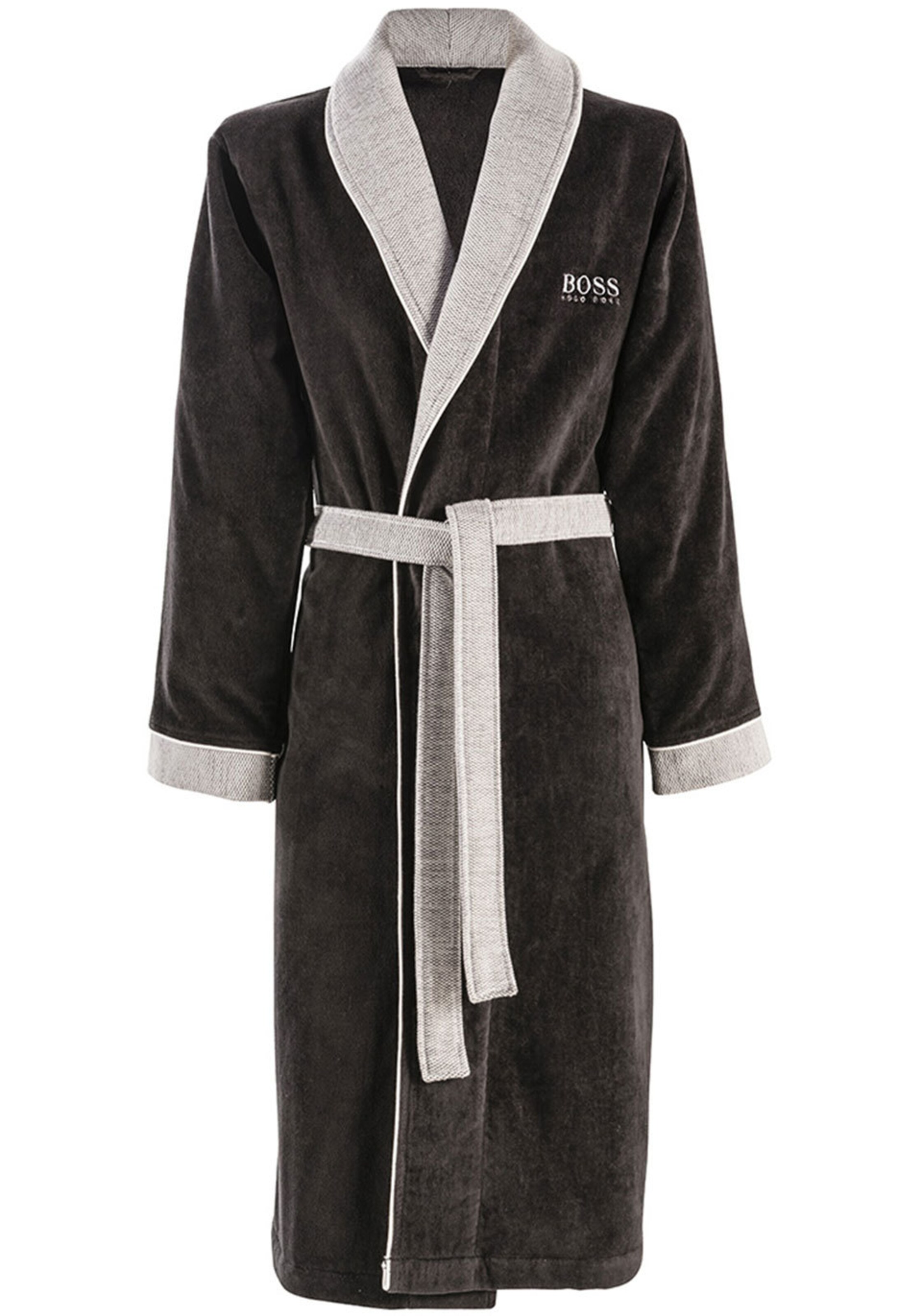 BOSS Home - Bademantel 'LORD' in anthrazit