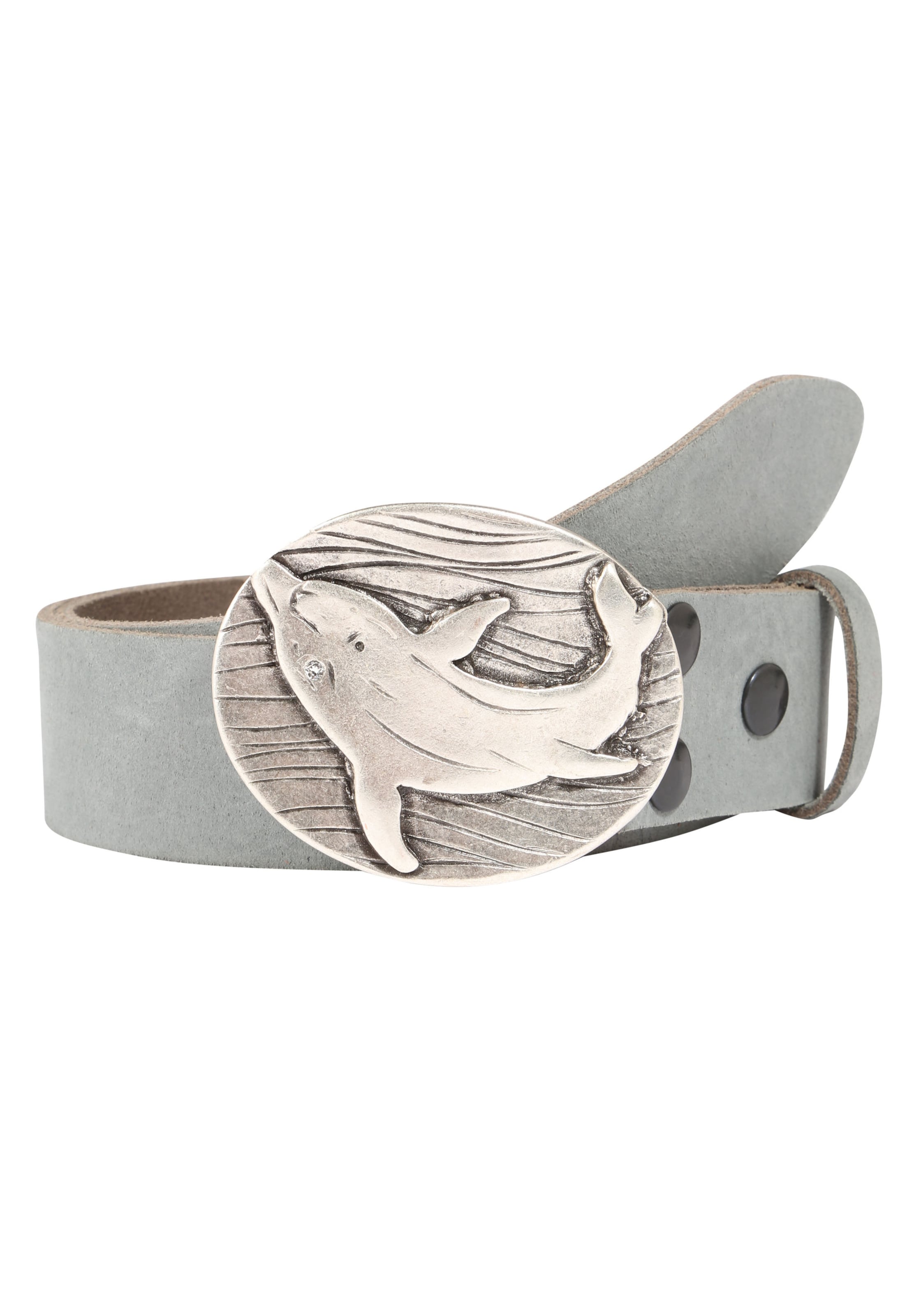 RETTUNGSRING by showroom 019° Belt in Grey: front