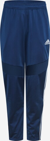 Regular Pantaloni sport 'Tiro 19' de la ADIDAS PERFORMANCE pe albastru: față