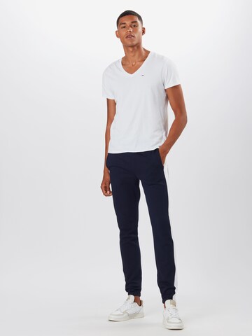 LACOSTE Tapered Trousers in Blue