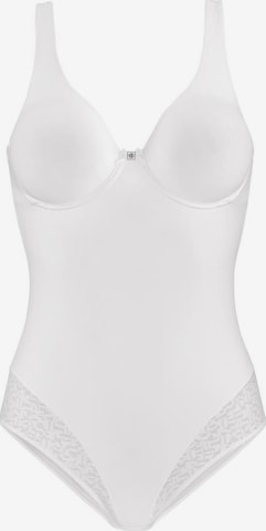 LASCANA Shaping Bodysuit in White: front