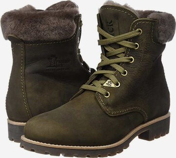 PANAMA JACK Lace-Up Ankle Boots 'Igloo' in Green