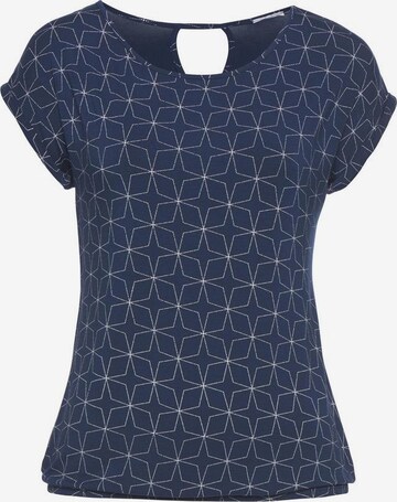 LASCANA Shirt in Blau