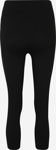 NIKE Skinny Sporthose in Schwarz