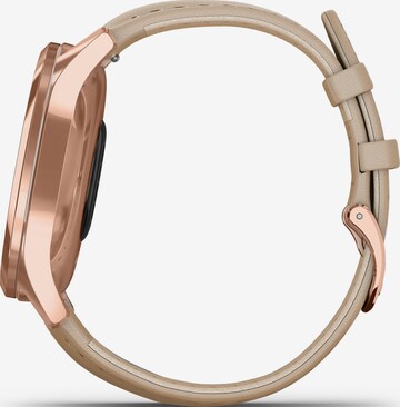 GARMIN Sports Watch 'vívomove Luxe' in Beige